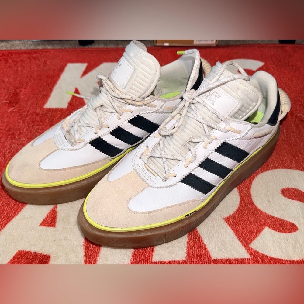 Adidas White and Black with Gum Sole Ivy Park